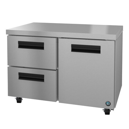 Hoshizaki Refrigerator, Two Section Undercounter, Drawer/Door Combo,  UR48B-D2